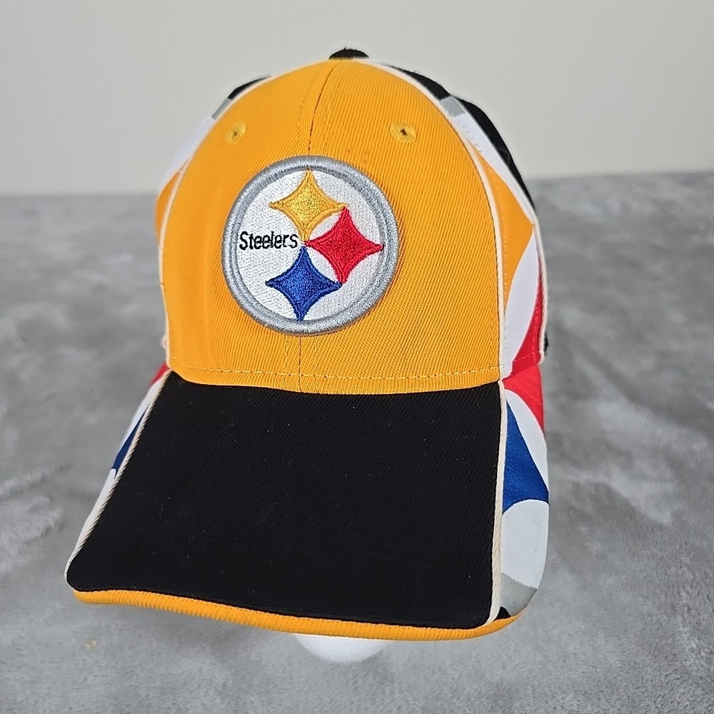 Vintage Reebok Hat Mens OSFM Pittsburgh Steelers Sideline‎ Hat 90's Sportswear